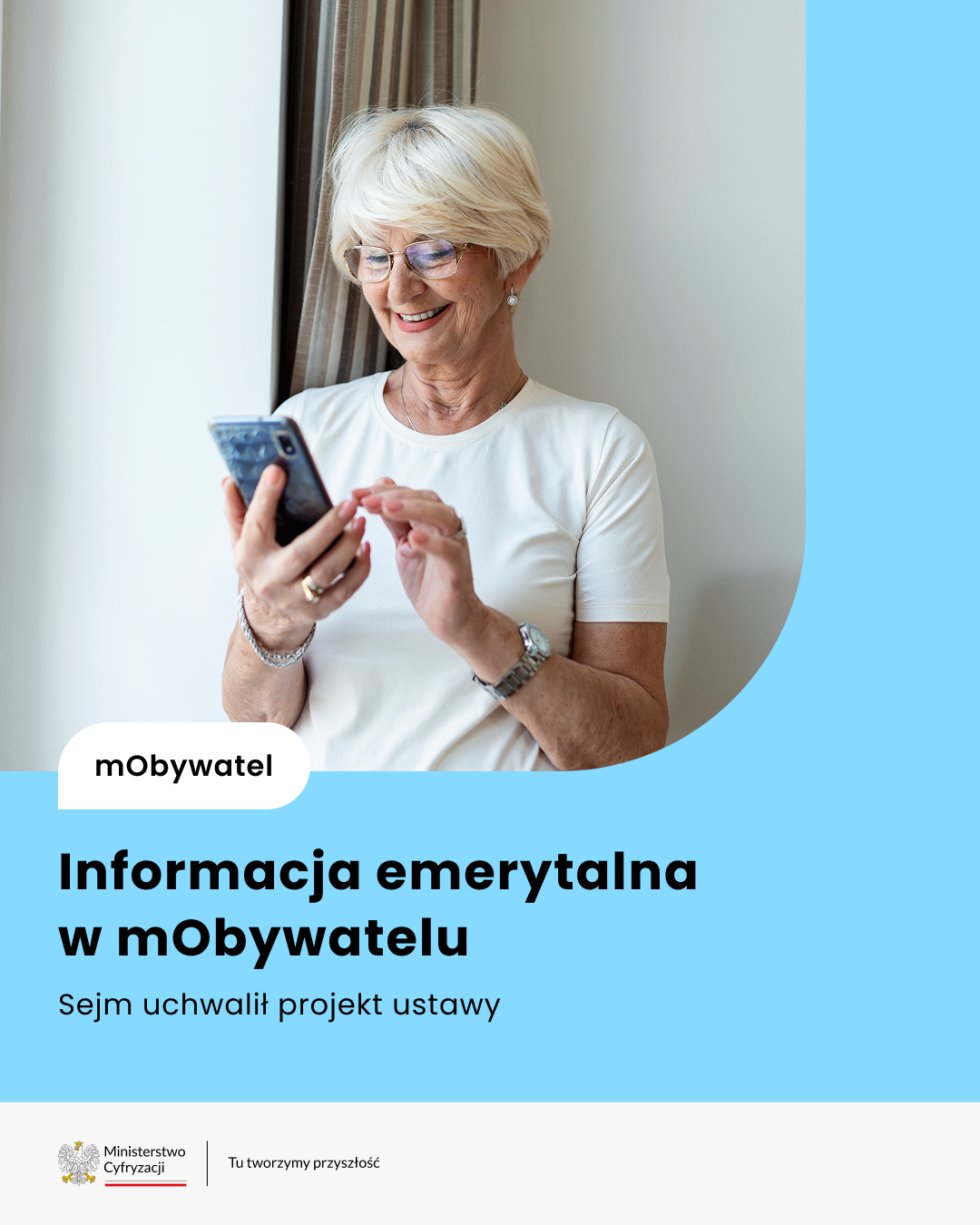 Informacja emerytalna w mObywatelu - Sejm przegłosował ustawę